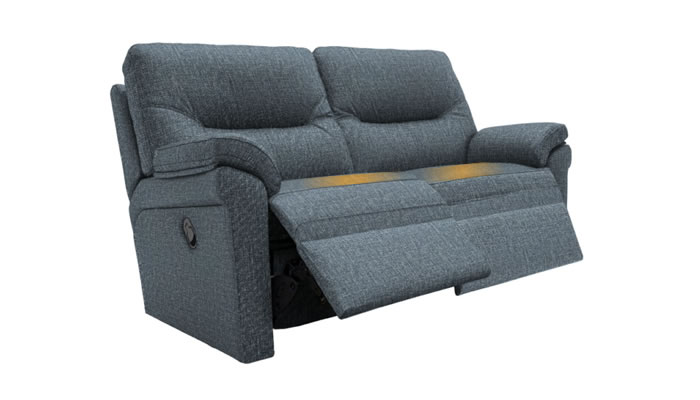 G Plan Seattle Heated 2 Seater Manual Recliner Linea Monsoon